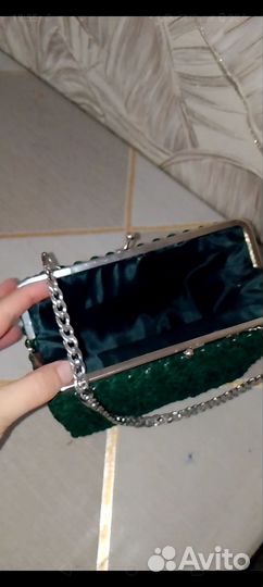 Сумочка из бархатных бусин