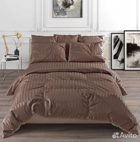 Ткань страйп сатин