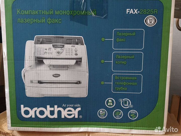 Телефон, факс-копир лазерный brother 2825rт