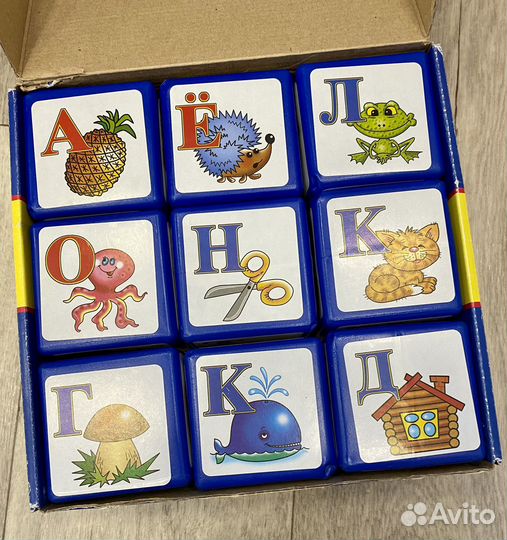 Кубики алфавит