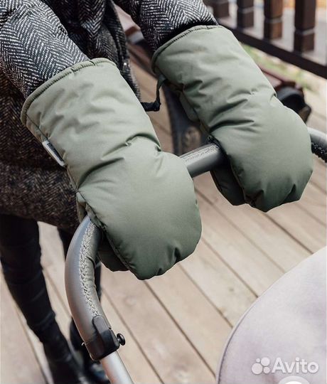 Варежки краги зимние для коляски
