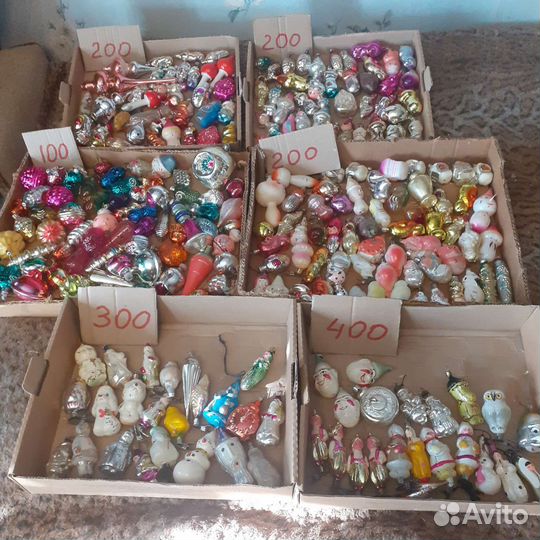 Елочные игрушки СССР