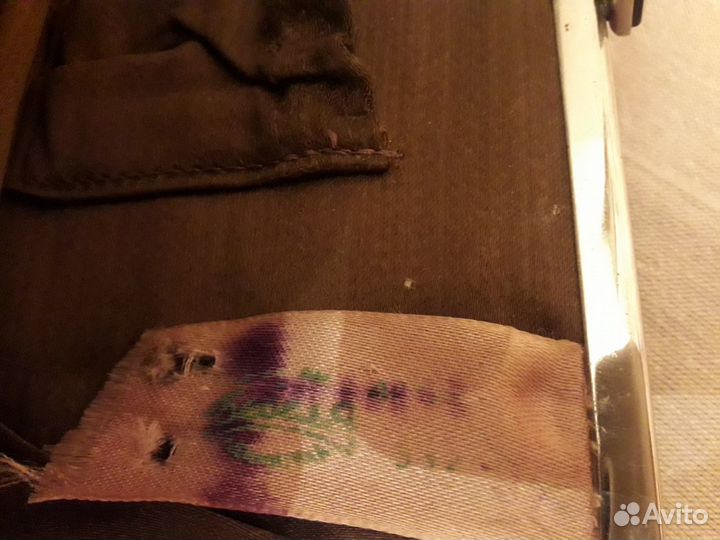 Антикварная сумка-клатч из натуральной кожи 1930-е