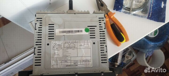 Штатная магнитола Шевроле captiv, aveo