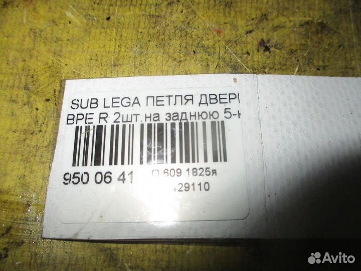 Петля двери шарнирная на Subaru Legacy Wagon BPE