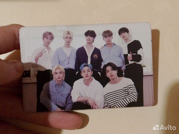 Карточки Stray Kids. Чонин, Сынмин и вся группа