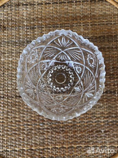 Хрустальная ваза Чехословакия