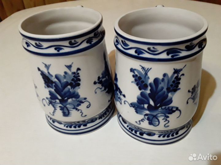 Кружка пивная гжель