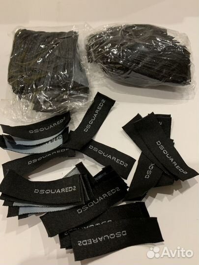 Брендовые бирки для одежды, нашивки Dsquared2