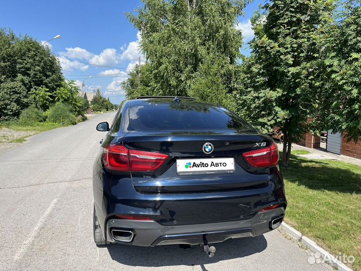 BMW X6 3.0 AT, 2017, 124 000 км