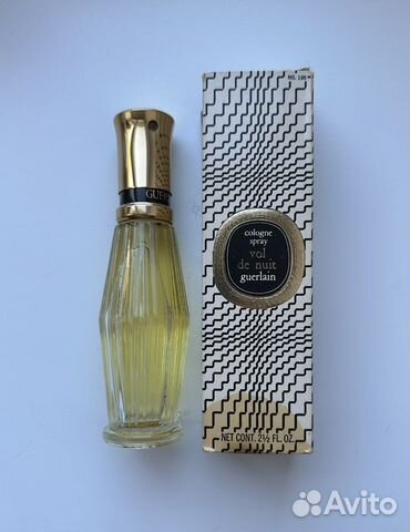 Guerlain vol de nuit eau de cologne 75 мл винтаж