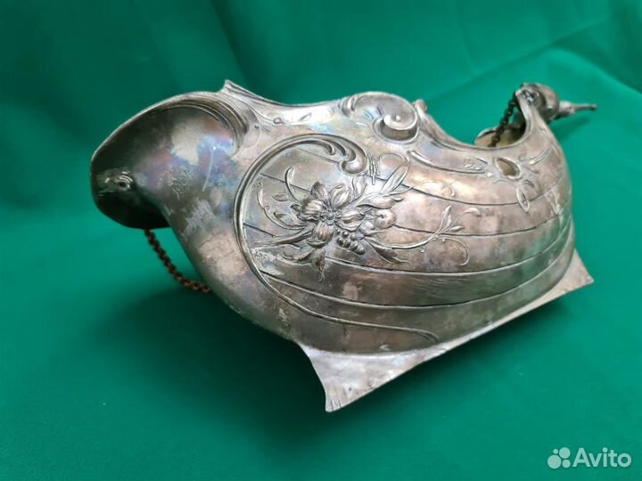 Кашпо корабль 19в