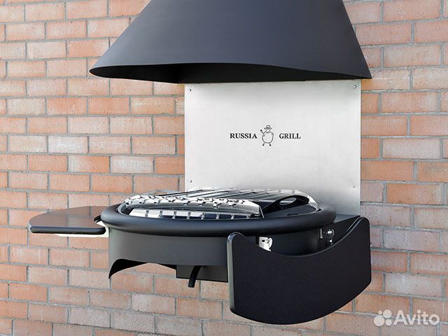 Гриль барбекю угольно-дровяной. Russia Grill