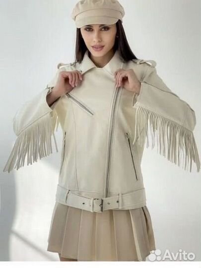 Куртка кожаная женская