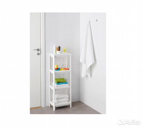 Вескен икеа стеллаж белый черный