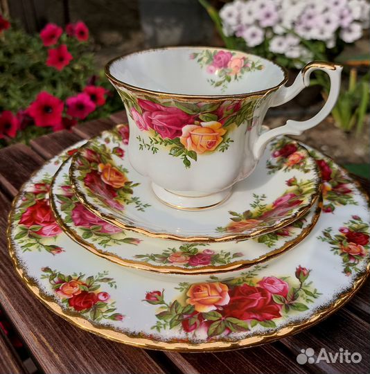 Чайный набор-четвёрка Роял Альберт, Англия