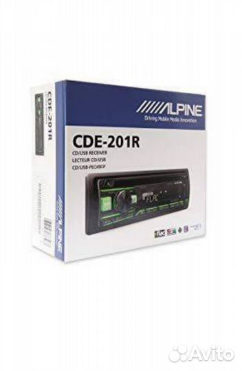 Автомобильный CD-ресивер alpine CDE-201R
