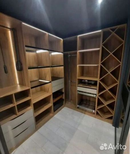 Шкаф на заказ цвет орех