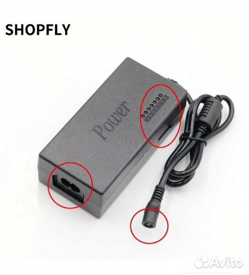 Универсальная зарядка для ноутбуков MY-120W