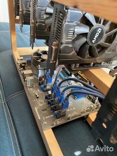 Майнинг ферма под разбор