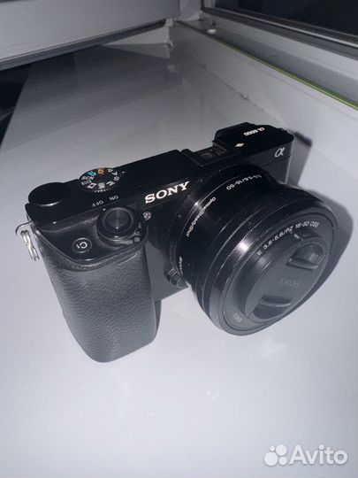 Фотоаппарат Sony a6000 байонет E E PZ 16-50 мм