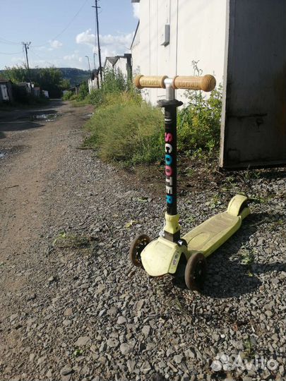 Самокат детский трехколесный складной