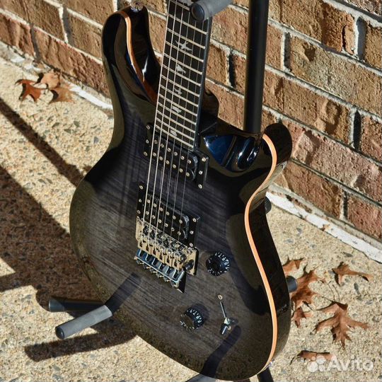 PRS SE Custom 24 Floyd Charcoal Burst