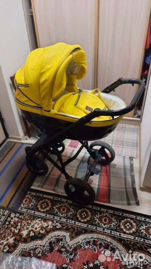 Коляска 2 в 1 эко кожа