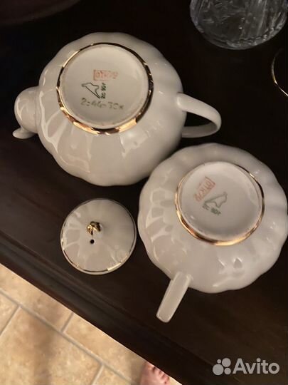 Заварочный чайник и молочник СССР