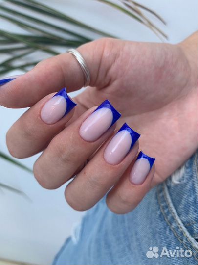 Маникюр гель-лак укрепление дизайн