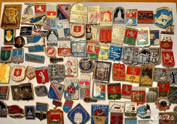 Коллекция значков СССР. Города/события