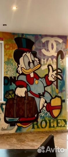 Художественное граффити оформление