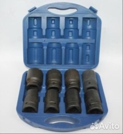 Набор головок 8 предм. (27,30,32,33,34,36,38,41)