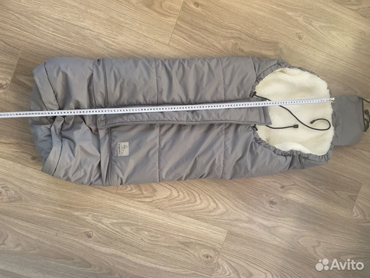 Конверт зимний детский из натуральной овечьей шерс