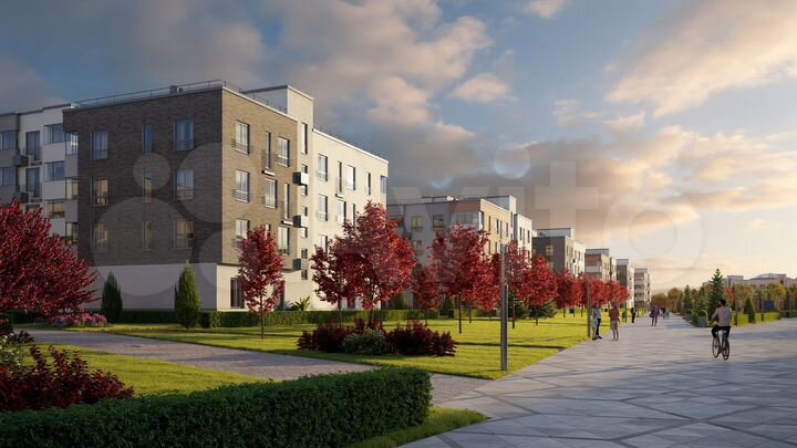 2-к. квартира, 44,2 м², 1/6 эт.