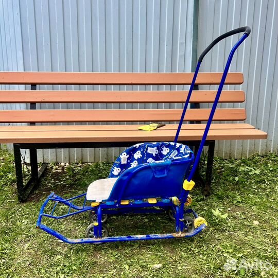 Детские санки коляска