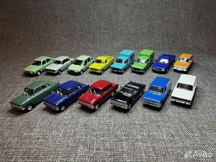 Модели автомобилей Москвич Азлк Иж 1:43