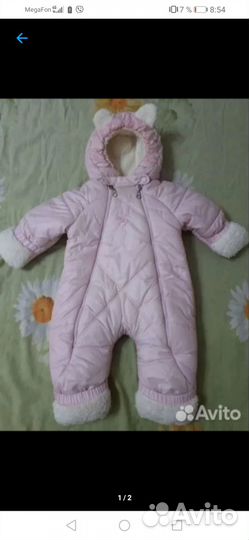 Зимний комбинезон для девочки