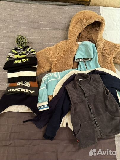 Вещи пакетом на мальчика 104 110 116