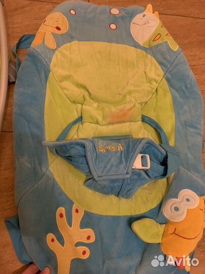 Детское кресло шезлонг для малыша