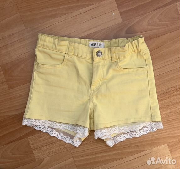 Шорты для девочек, сланцы