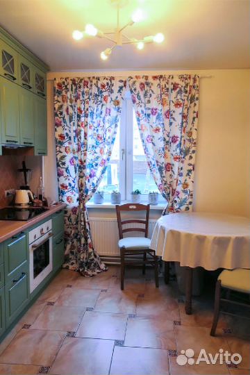 Шторы с цветами хлопок водоотталкивающие новые