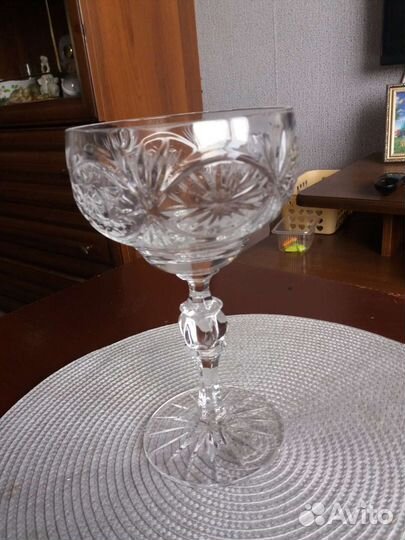 Ваза для фруктов. Хрусталь