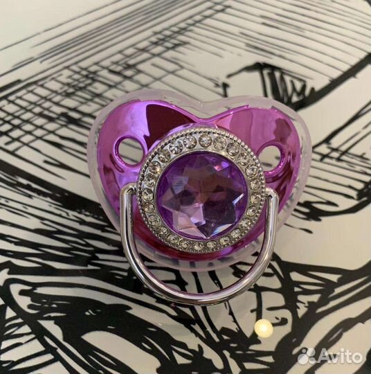 Пустышка с камушком 0-6 месяцев