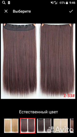 Волосы на заколках