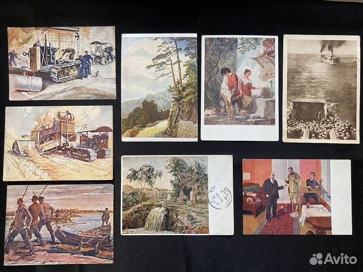 Открытки Начало прошлого века Искусство Вожди