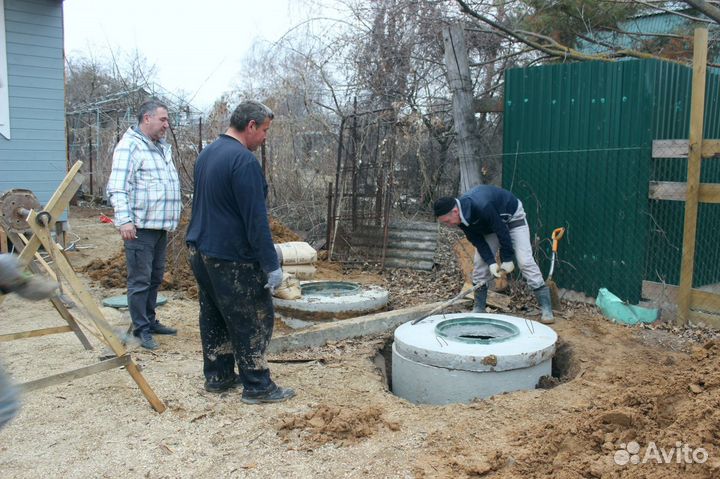 Септик под ключ из жби колец