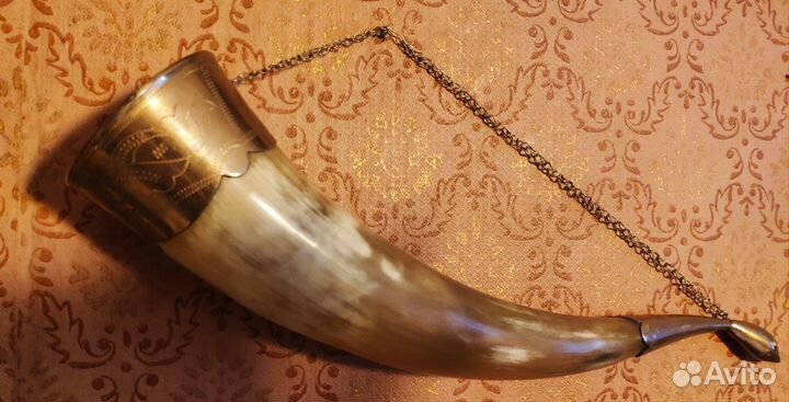 Рог бокал сувенир СССР