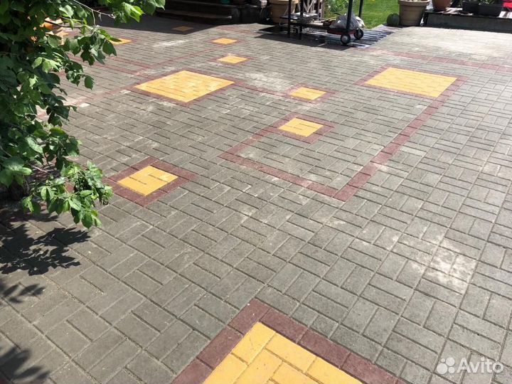 Укладка тротуарной плитки