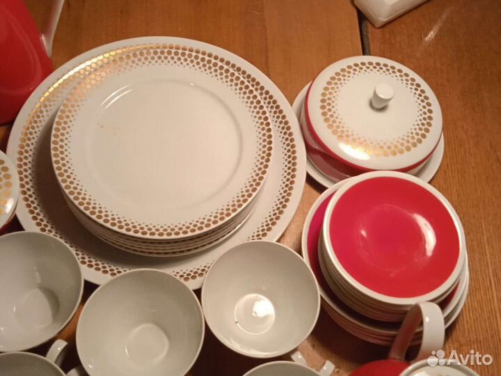 Сервиз столовый гдр freiberger porzellan